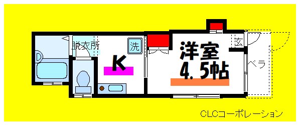 タナカハイツ 間取り図