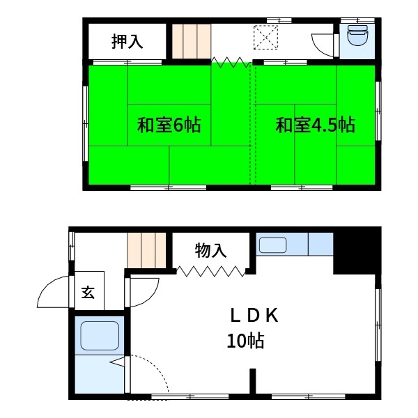 ＫＭハイツ  間取り