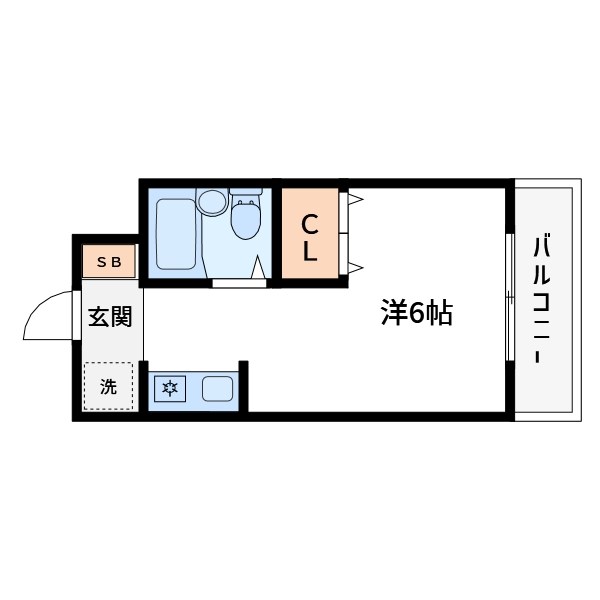 ベイグランデ北栄 310号室 間取り