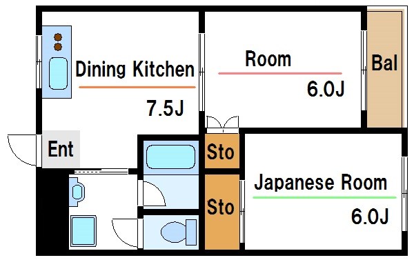 第２フレンズマンション 間取り図