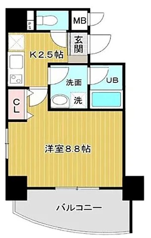 アクアコートK 間取り