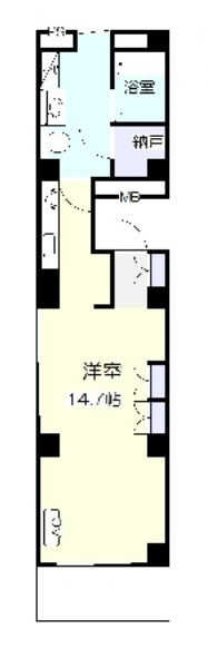 プレール・ドゥーク門前仲町 間取り図