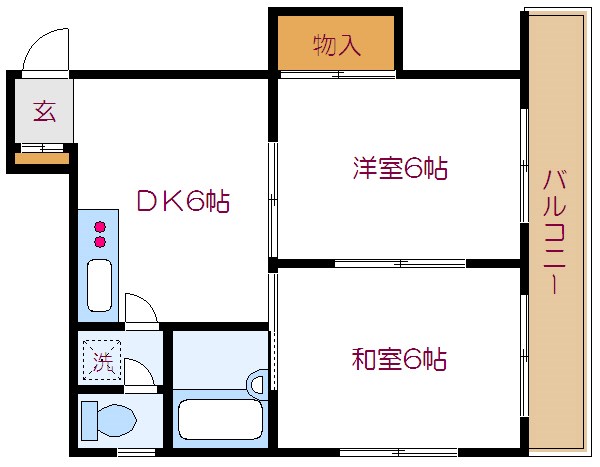 新小岩不二ビル 間取り図