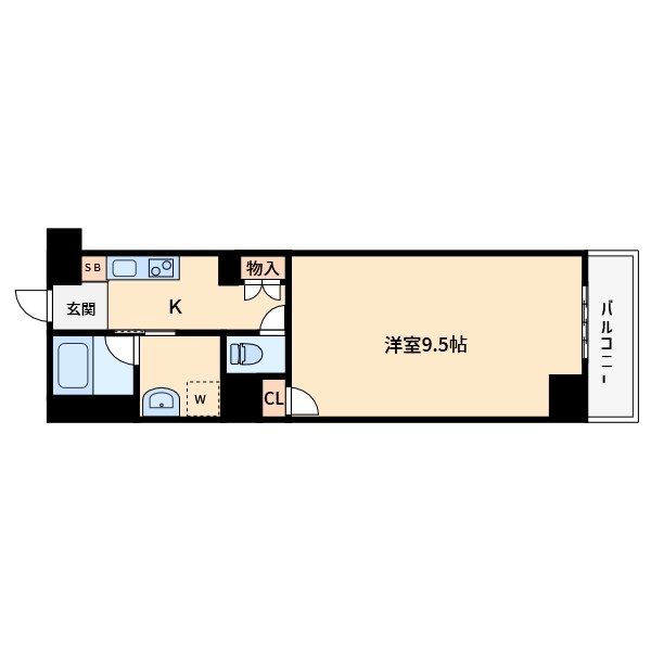 カーサデルフィーノ 間取り図