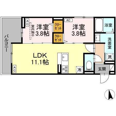 セレスティア新小岩 間取り図