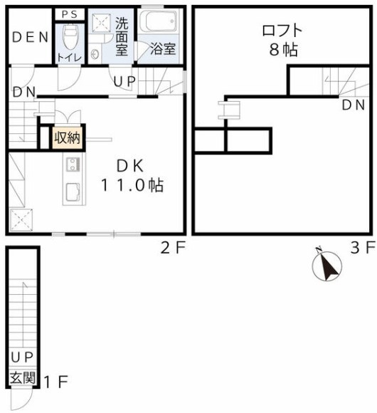 LibreⅠ番館 202号室 間取り