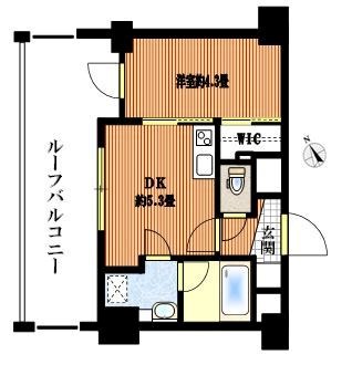 クラスタ越中島   間取り図