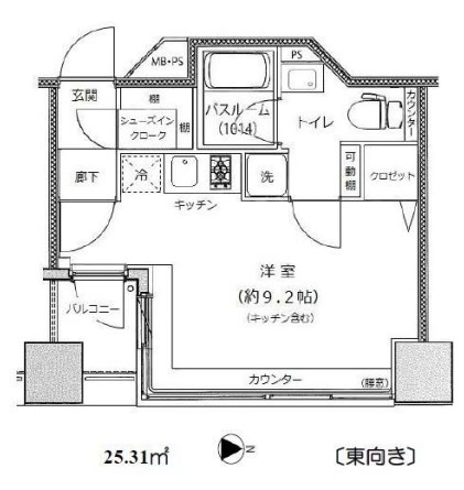 アイフォート千住曙町 間取り図