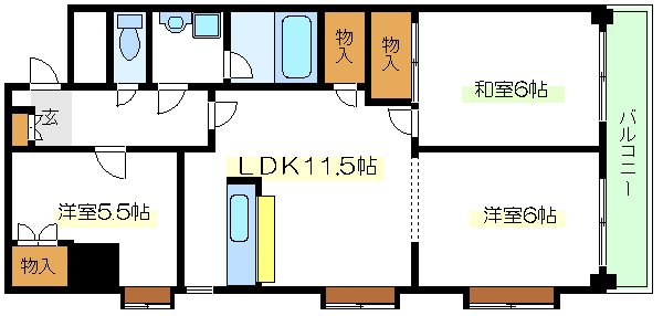 レピドール福田Ⅱ 間取り図