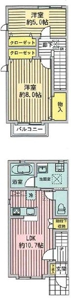 メゾン八千代 間取り図