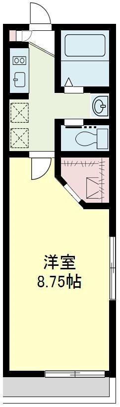 パームテラスⅡ 間取り図