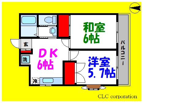 フローラレジデンス 間取り図