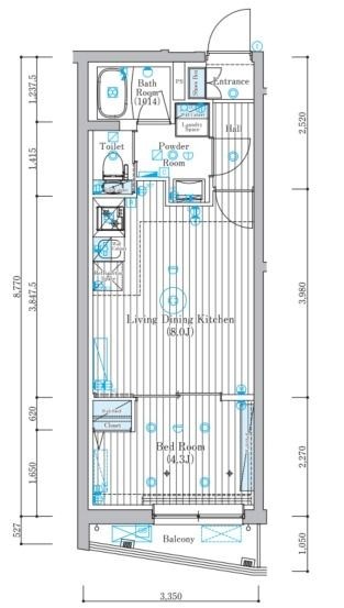 ミライズ五反野MAXIV 間取り図