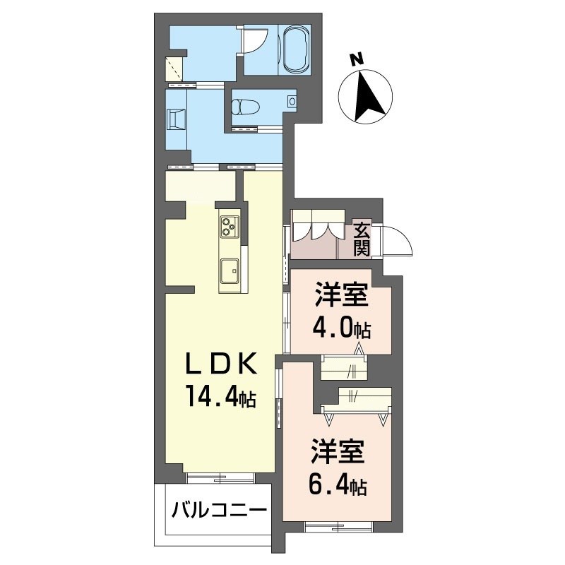 ブルーメゾンワイ 間取り図