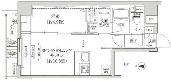 アイル　プレミアム東京西新井 間取り図