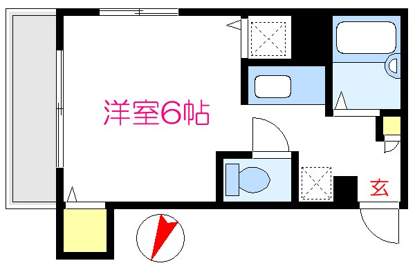 リバーハイツ5  間取り図