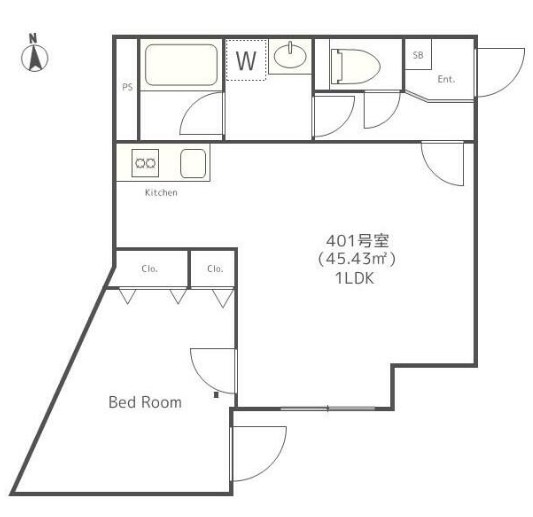 メイユール新小岩 間取り図