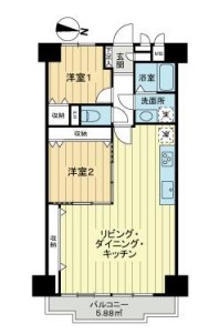 ゾンネンハイム北砂 間取り図