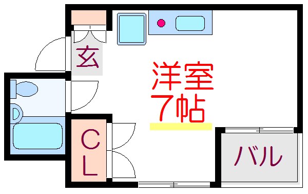 メゾンドウエハラ 間取り図