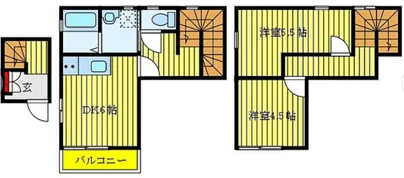 ウエスト1 間取り図