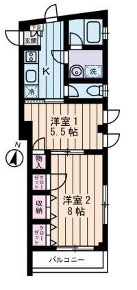 ロワジール 間取り図