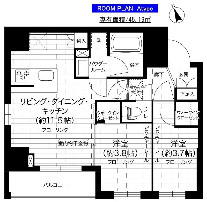 ステージグランデ亀有アジールコート 間取り