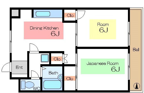 協和ハイツ 間取り図