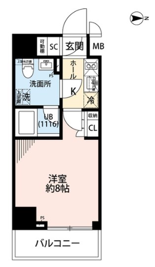 プレール・ドゥーク住吉Ⅳ  間取り図
