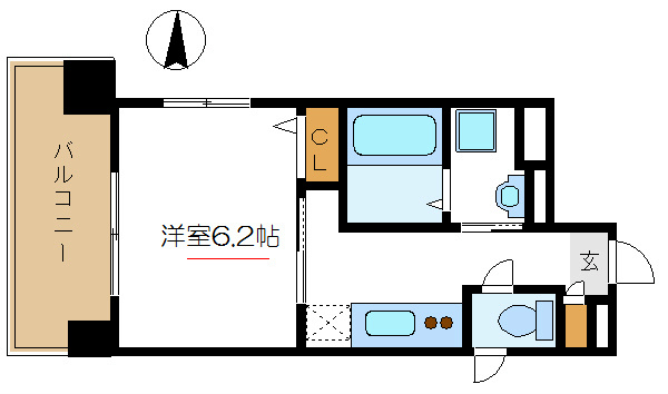 シャローム南小岩 間取り図