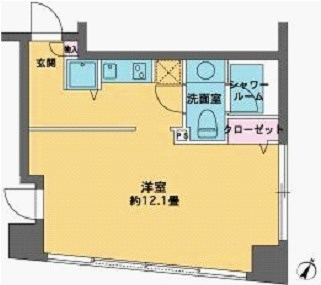 カスタリア水天宮Ⅱ   間取り