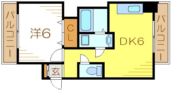 ドマーニ新堀 間取り図