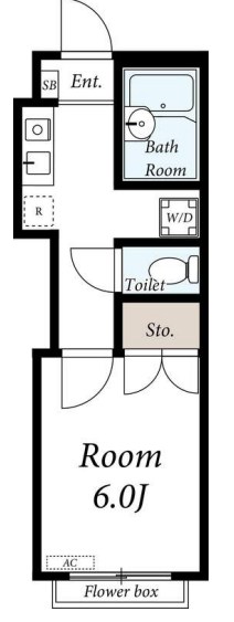リリックコート平和橋 間取り