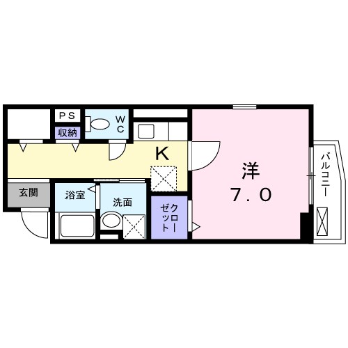 パレシュクル 間取り図