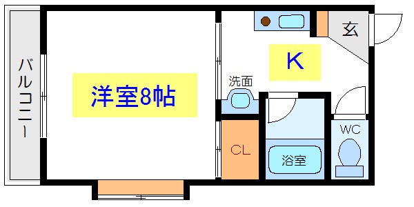 ＤＡＮハイツⅢ 間取り