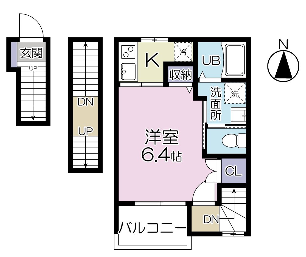 グランシャレー亀有Ⅱ 間取り