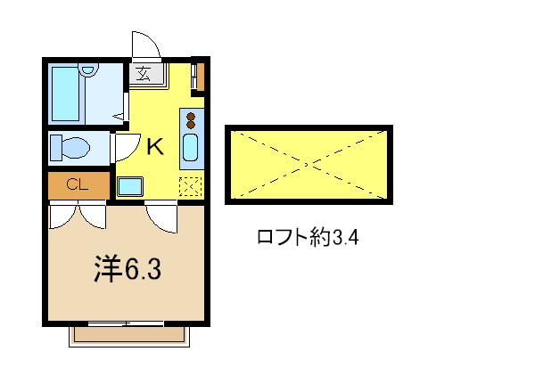 ロク・ハウスⅠ 間取り