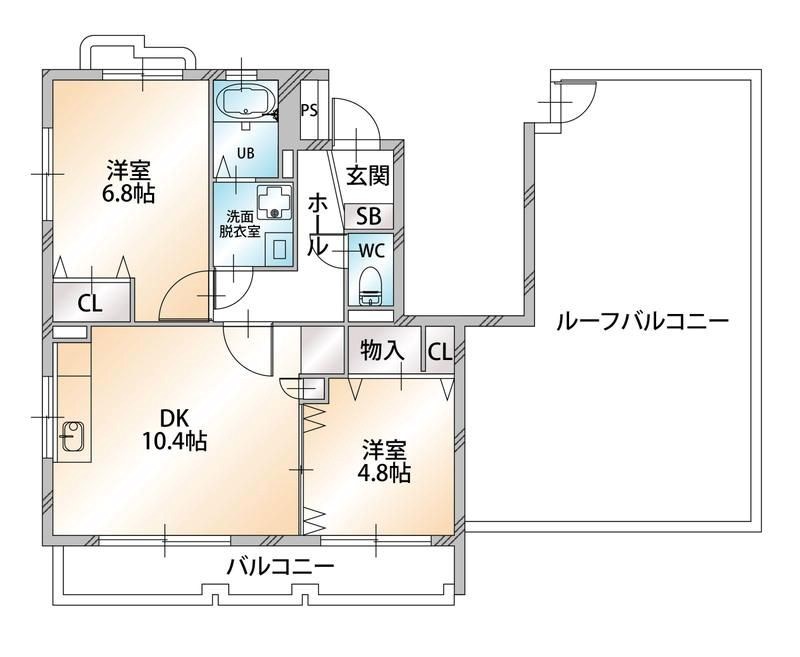 フラワーマンション 間取り図