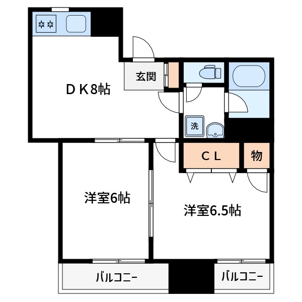 エアリー西日暮里 間取り図