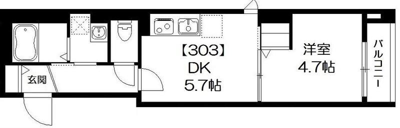 K館  間取り図