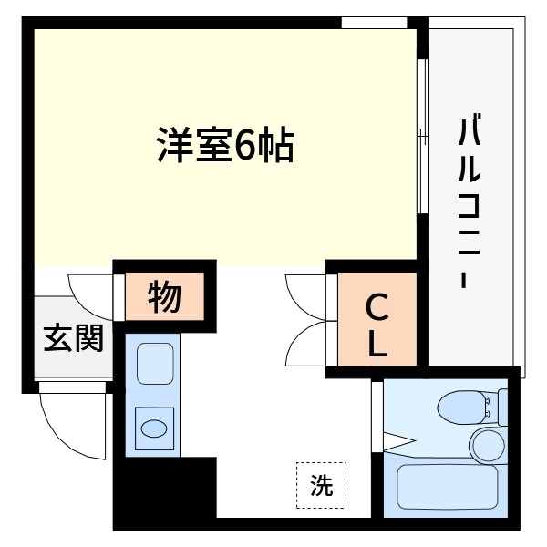 高重マンション 202号室 間取り