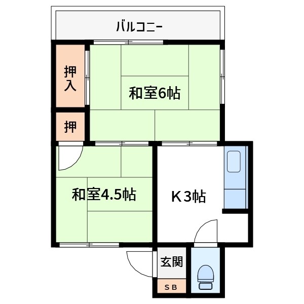 第二新中川荘 間取り
