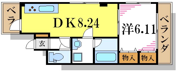 リッチハイツ 間取り