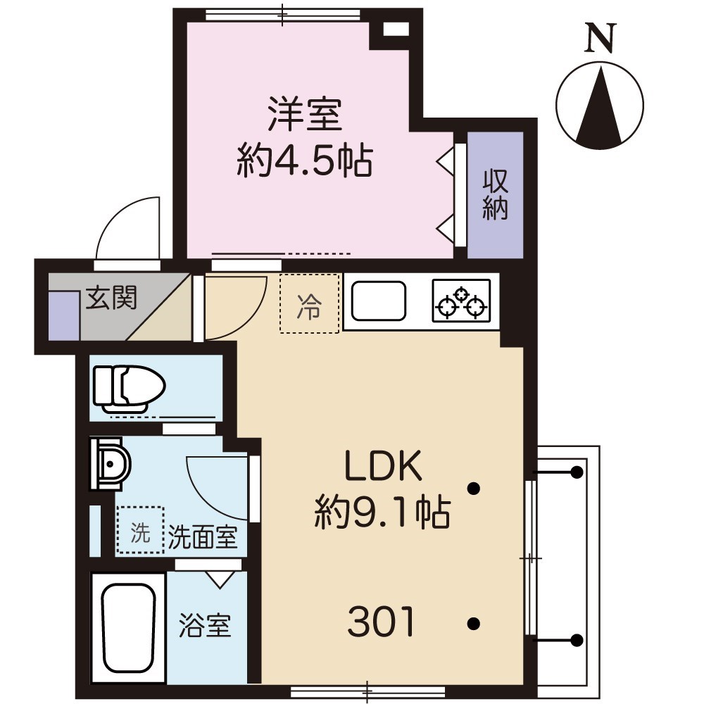 リージェント東和 間取り図