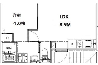 EWレジデンス北千住 間取り図