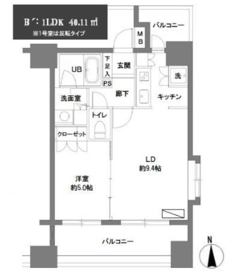 カスタリア森下  間取り図