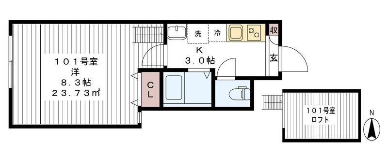 AJ新小岩SouthⅠ 間取り