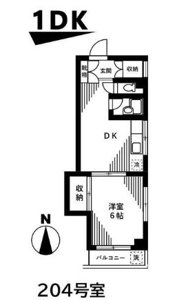 モロイハイツ 間取り図