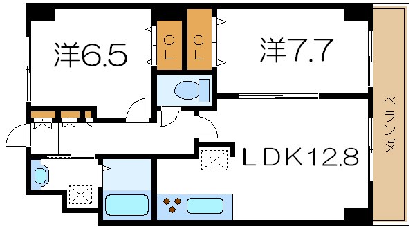 グロリア参番館 間取り