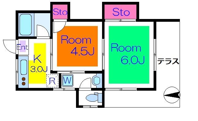 ビューレ西新井  間取り図