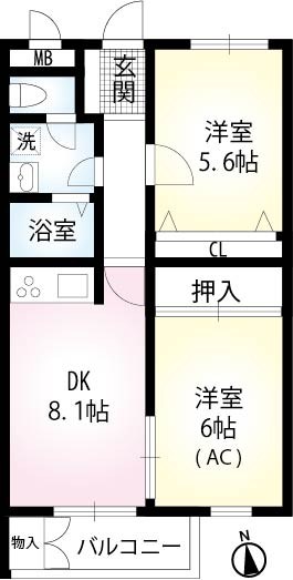 MG.PlazaⅡ 間取り図